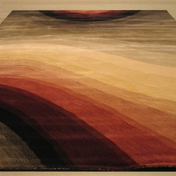 Marley Abstract Wave Rug - Picture 3 of 3